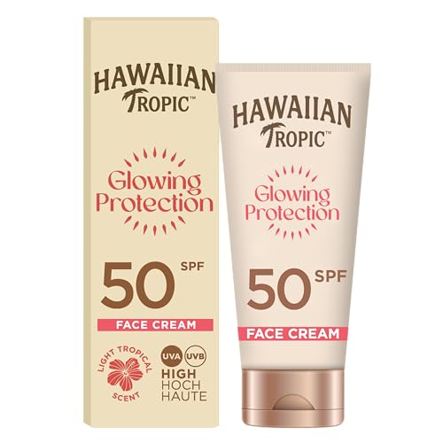 Recensione Hawaiian Tropic Glowing Protection Crema Viso SPF50: Prezzo e Offerta